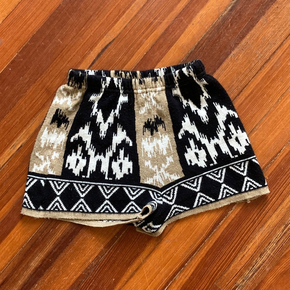 Urban Outfitters Aztec/ikat print knit shorts